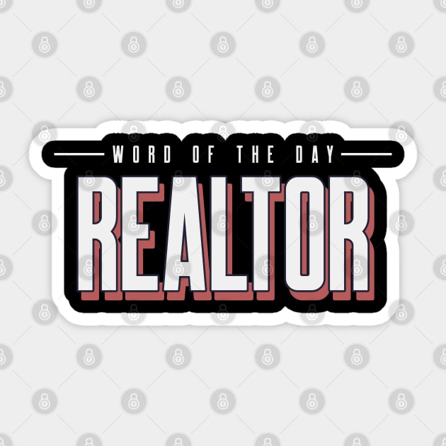 Real Estate Word Of The Day Sticker by REG